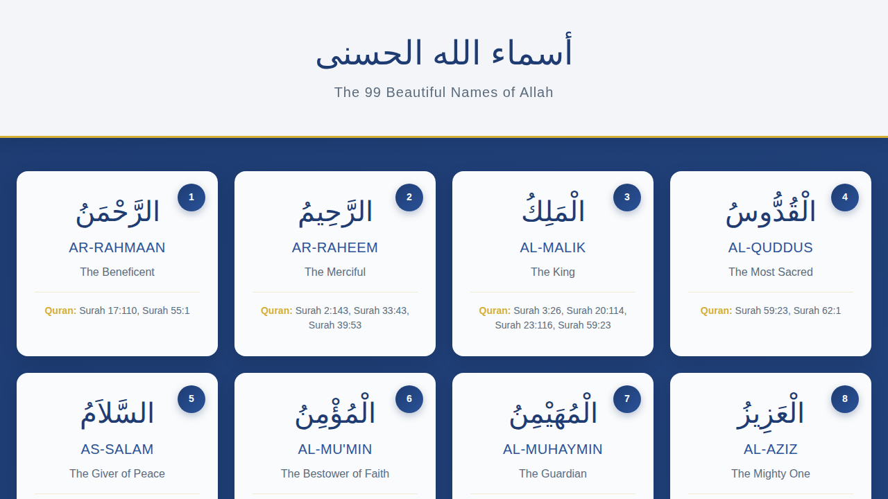Asma ul Husna